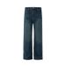 Straight-Leg Jeans For Men – Vintage Washed Denim Pants | Korean-Inspired Office & Casual Wear (M-2XL)_mkmklike.com