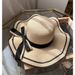 Hot Sale Casual Women Sun 2024 Foldable Fashion Bowtie Fisherman Straw Summer Travel Beach Hat_mkmklike.com