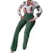 Women's Clothing Casual Suit Printed Stand up Collar Long sleeved Shirt Top Wide leg Pants Two piece Suit_mkmklike.com