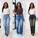 High Elastic Denim Trousers Retro Straight Loose Casual Women's Jeans Factory Direct Sales_mkmklike.com