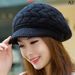 Hot Sale Women's Hats Winter Warm Knitted Hat Rabbit Hair Double Layer Plus Veet Cap Visor Beanies For Women Casual_mkmklike.com
