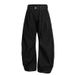 2025 American Style Black Denim Wrinkled Original Color Jeans Trendy Brand Straight Wide Leg Loose Casual Long Pants_mkmklike.com