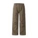2025 New Men's Jeans Trendy Loose Flared Wide-Leg Casual Long Pants Draped Floor-Length Trousers_mkmklike.com