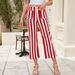 Summer Striped Print Women's Jeans Casual Fashion Independent Store New_mkmklike.com