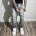 Men's Clothing Retro Slim Fit Men's Blue Jeans Versatile Simple Skinny Denim American Style_mkmklike.com