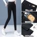 New Autumn And Winter Women's Jeans, High-waisted Stretch Fleece-lined Slim-fit Skinny Pants, Thickened Pencil Pants_mkmklike.com