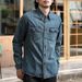 Fashion Denim Striped Niche Artistic Fresh Men's Long Sleeved Shirt, Spring And Autumn Casual Jacket_mkmklike.com
