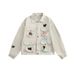 Yi Dao Ancient 2025 Spring New Trendy Brand Fun Cat Embroidery Cowboy Coat Men's Design Sense Short Jacket_mkmklike.com