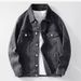 Men's Clothing High Street Denim Jacket For Men, Cool Spring And Autumn Casual Tops, Retro Hong Kong Style, Versatile Washed Jacket_mkmklike.com