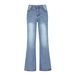 Women's Clothing High Waisted Loose Wide Leg Floor Length Jeans_mkmklike.com