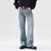 Men's Clothing Men's Flared Loose Jeans Men Autumn New High Street Wide Leg Slim Washed Pants Men's Autumn_mkmklike.com