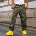 Men's Camo Cargo Pants – Military Green Tactical Workwear With Multi-Pockets, Straight Leg & Durable Cotton (S-XXL)_mkmklike.com