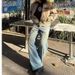 Men's Wide Leg Straight Leg Jeans Spring Retro Trendy Brand Design Splatter Paint Flow Versatile Denim_mkmklike.com