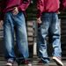 Men's Clothing Retro Blue Washed Denim Jeans Trendy Loose Fit Straight Leg Casual Pants New Spring_mkmklike.com