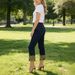 Women's High-Waisted Straight Leg Jeans Leopard Print Washed Baggy Denim Relaxed Everyday Wear Versatile Comfortable Feshion Trend_mkmklike.com
