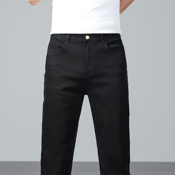 Men's Clothing Spring And Summer Korean Version Foreign Trade Wholesale Cotton Stretch Trousers Men's Popular Nine Point Men's Pants Men's Clothing_mkmklike.com