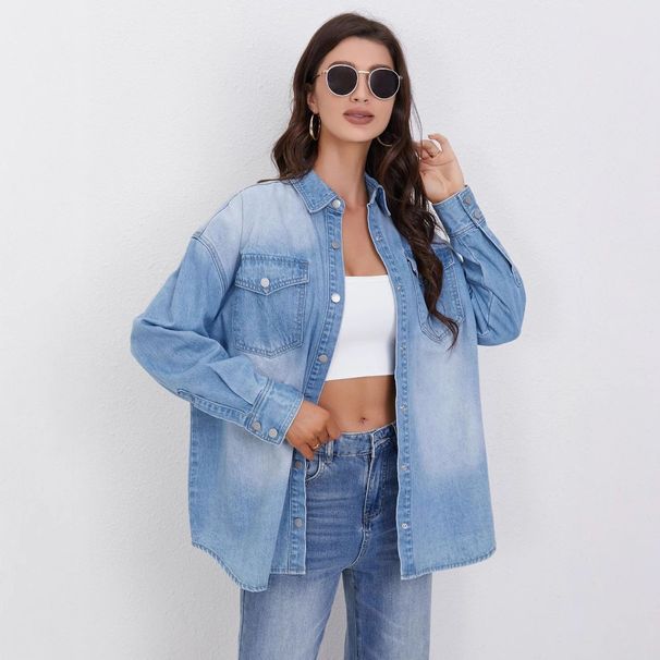Women's Clothing Non Motorcycle Denim Outerwear Women's Coat Long Sleeve Autumn And Winter Jacket_mkmklike.com