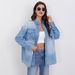 Women's Clothing Non Motorcycle Denim Outerwear Women's Coat Long Sleeve Autumn And Winter Jacket_mkmklike.com