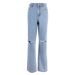 Women's Clothing New High Waist Straight Washed Jeans Ins Commuter Blue Trousers Cotton Denim Women's Jeans_mkmklike.com