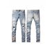 Men's Clothing High Street Jeans Black Slim Fit P Brand New Elastic Slim Fit Men's Clothing Miscellaneous Pants_mkmklike.com