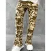 E15E Mens Stacked Jeans Fit Ripped Destroyed Straight Denims Pants Vintage Hip Hop Trouser Streetwear 240415_mkmklike.com