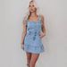 K New Temperament Commuting Fashionable Camisole Spicy Girl Denim Women's Dress_mkmklike.com