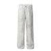 "Men's Distressed Denim Jeans – Relaxed Wide-Leg Fit With Vintage Washed Effect (Summer Streetwear, Trendy Ripped Details"_mkmklike.com