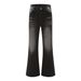 Unisex Clothing Breathable Casual High Street Washed Distressed Flared Jeans Unisex Loose Wide Leg Straight Trousers_mkmklike.com