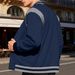 Cross-Border American West Coast Autumn Winter Men's Baseball Jacket Casual Heavyweight High Street Fleece_mkmklike.com