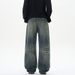 Men's Washed Whiskered Jeans Retro Archer0603 Trendy Vintage Trousers For Spring Men's Wear_mkmklike.com