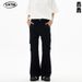 Men's Slim Fit Stretch Flare Jeans American Style Multi Pocket Patchwork Cargo Pants Trendy Vibe Denim_mkmklike.com