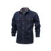 Men's Clothing Trendy Patchwork Denim Shirt Short Sleeve Work Shirt Jacket Spring Summer Versatile_mkmklike.com