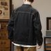 Factory Direct Sales New American Retro Denim Jacket Men's Loose And Fattened Plus Size Denim Jacket Men's 150kg_mkmklike.com