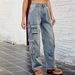 Women's Clothing Spring And Summer Washed Semi Elastic Loose Denim_mkmklike.com