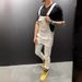 Pure New European And American Style Denim Overalls Solid Color Slim Fit Long Pants Cross-Border Exclusive For Europe_mkmklike.com