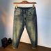 Vintage Brand Retro Jeans For Men Spring And Autumn Heavy Loose Washed Distressed Long Faded Print Skinny Harem Pants_mkmklike.com