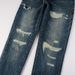 Loom European And American Trendy Brand Ripped Jeans Casual Slim Fit Inlaid Patch Men's Denim Long Pants 9309_mkmklike.com