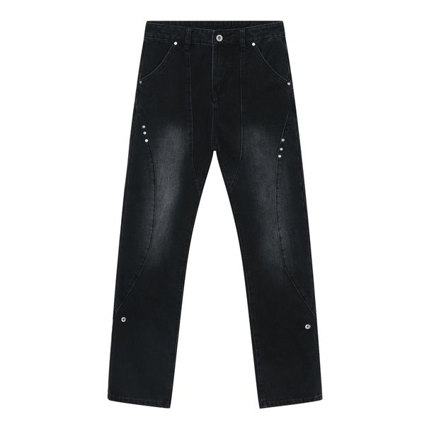 EF JEANS | 2023 Four Seasons New Product, Retro Street Personality Willow Design Black And Grey Casual Jeans_mkmklike.com