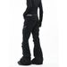 Unisex Multi-Pocket Cargo Pants With Studded Details – Slim Fit & Flared Hem (Urban Utility Style For Men & Women)_mkmklike.com