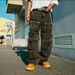Men's Clothing Men's Versatile Loose Straight Leg Jeans Multi Pocket Cargo Pants Trendy For Formal & Casual_mkmklike.com