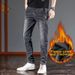Men's Slim Fit Stretch Jeans Autumn Winter New Trendy Brand Casual Long Pants Straight Leg_mkmklike.com
