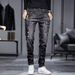 Men's Clothing Jeans Summer Thin Style Ripped Slim Fit Casual Summer Versatile Spring And Autumn Trousers_mkmklike.com
