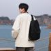 Plaid Patchwork Stand Collar For Men, Spring Autumn, American Style, Trendy Brand, Windproof, Waterproof, High Street,_mkmklike.com