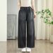Clair 2024 Winter New Fleece-Lined Thickened Elastic Waist Warm Jeans Long Pants Wholesale Trend_mkmklike.com