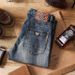 Spring/Summer Stretch Jeans High End Retro European American Style Blue Fashionable Long Pants Unique Straight Leg Men's Denim_mkmklike.com