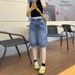 High Waisted Cropped Jeans Women's plus Size Stylish Design Loose Fit Slimming Straight Leg Wide Leg mid Length New Summer 2026 Style_mkmklike.com