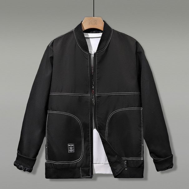 Men's jackets for spring and autumn, new Korean casual plus size, youth men's jackets, baseball jackets, men's tops, trendy_mkmklike.com