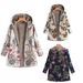 Women's Clothing casual women's cotton and linen leaf fur long sleeved jacket_mkmklike.com