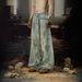 Vintage High-Waisted Distressed Jeans – Oversized Straight-Leg With Red Pendant & Contrast Stitching (S-XXXL)_mkmklike.com