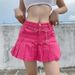 Women's Clothing Half Length Denim Skirt Sexy Two Piece Stretch Denim Skirt_mkmklike.com